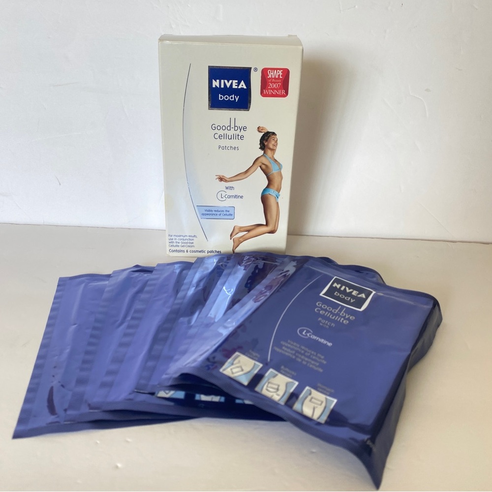 Nivea Body Good-Bye Cellulite L-Carnatine 6 Cosmetic Patches Thigh Stomach New